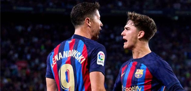 تشكيل برشلونة أمام أتلتيك بلباو في الدوري الإسباني.. عودة جافي وليفاندوفسكي