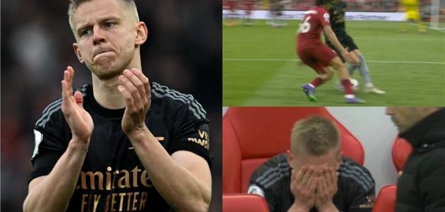 زينشينكو يعلق على خطأه الفادح في مباراة ليفربول وآرسنال
